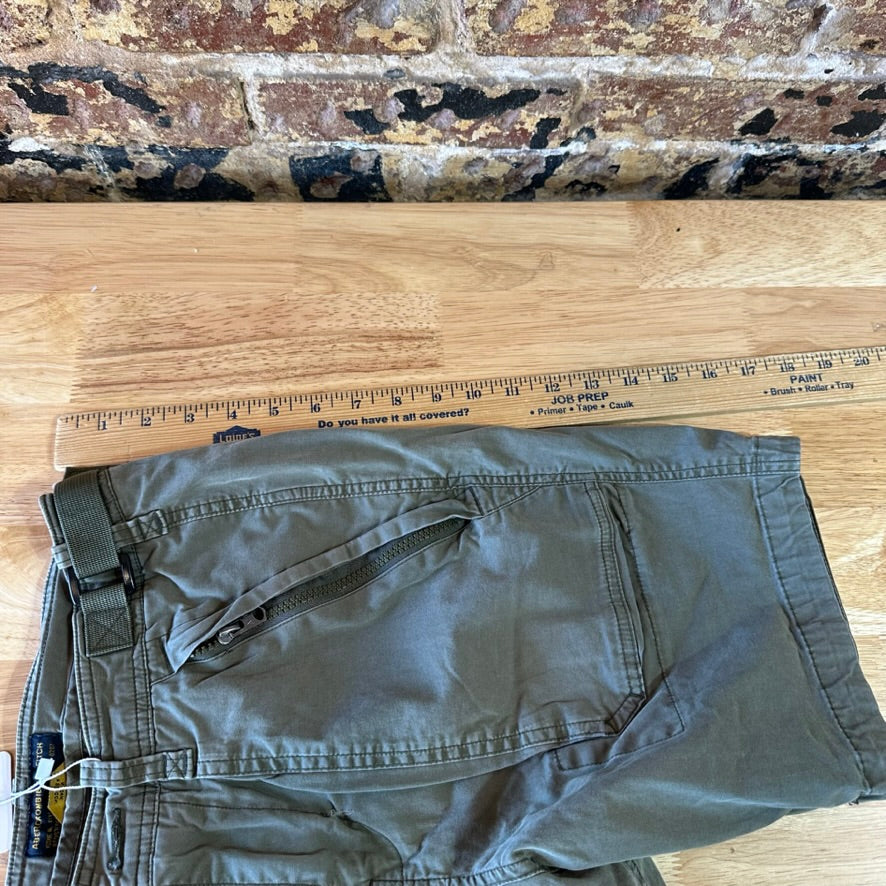 Vintage Men’s Abercrombie &amp; Fitch Safari Shorts 90s Green Sz 30 Hiking Outdoors