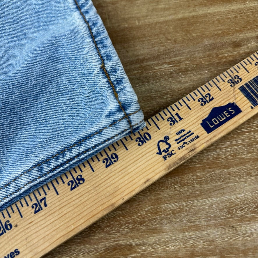 Levis 505 Jeans Mens 38x32 Regular Zip fly (measures 37x30) Blue denim Levi's