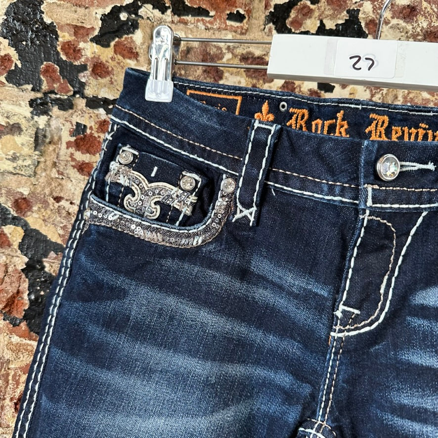 Rock Revival Skinny Jeans Womens 27