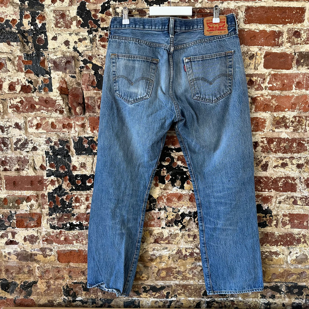 Levis 501 Mens 34x30 Blue Jeans