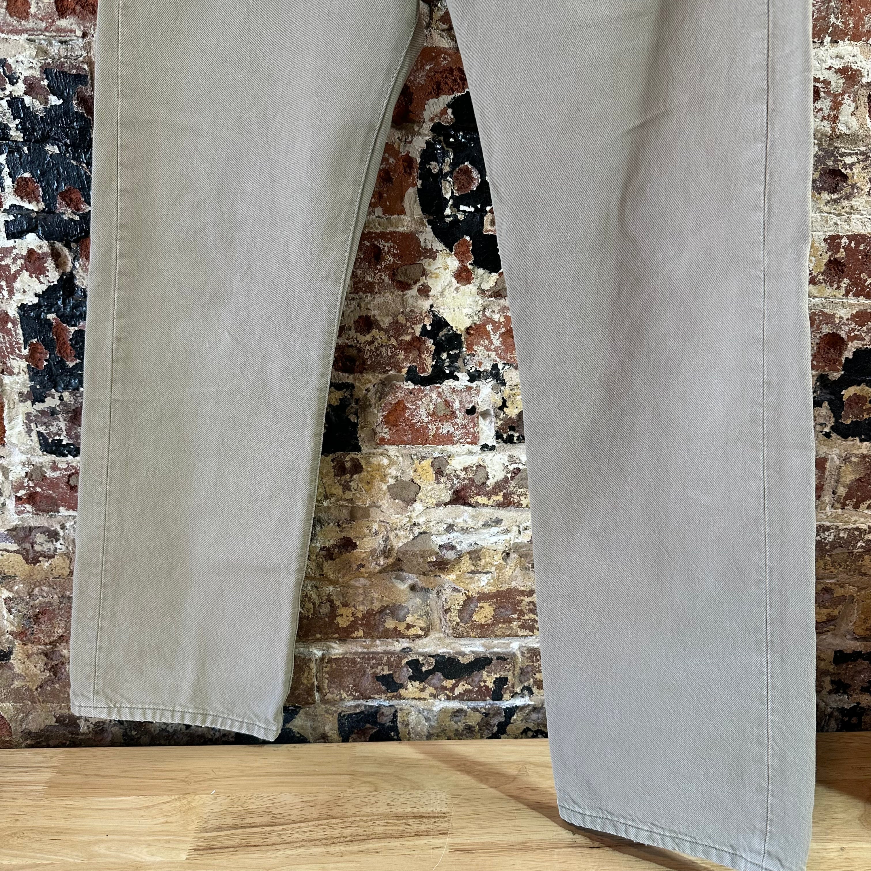 Levi's 501 Mens 33x30 Tan Jeans