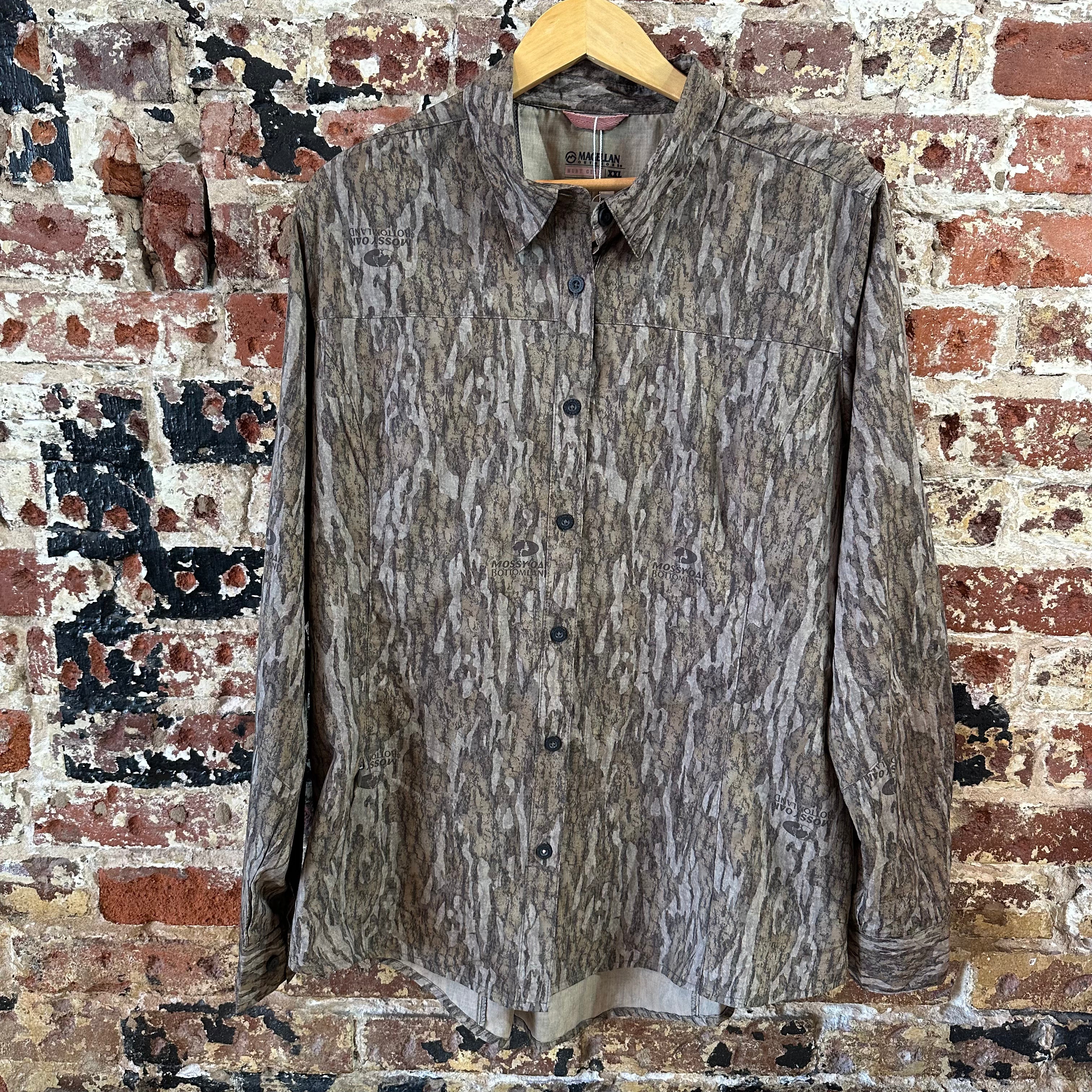 Magellan Womens 2XL L/S Camo Button Up
