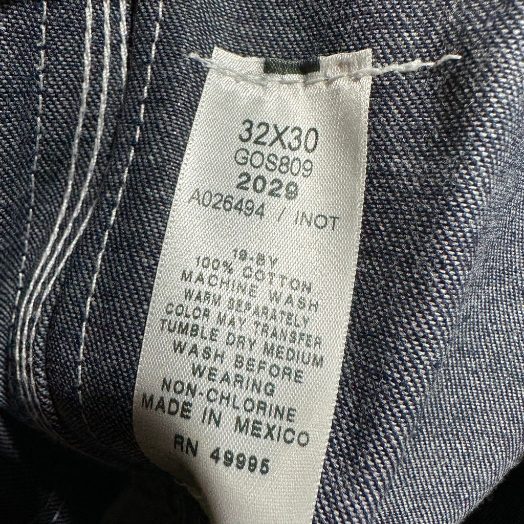 Aramark Mens 32x30 Reflective Jean Bib Overalls