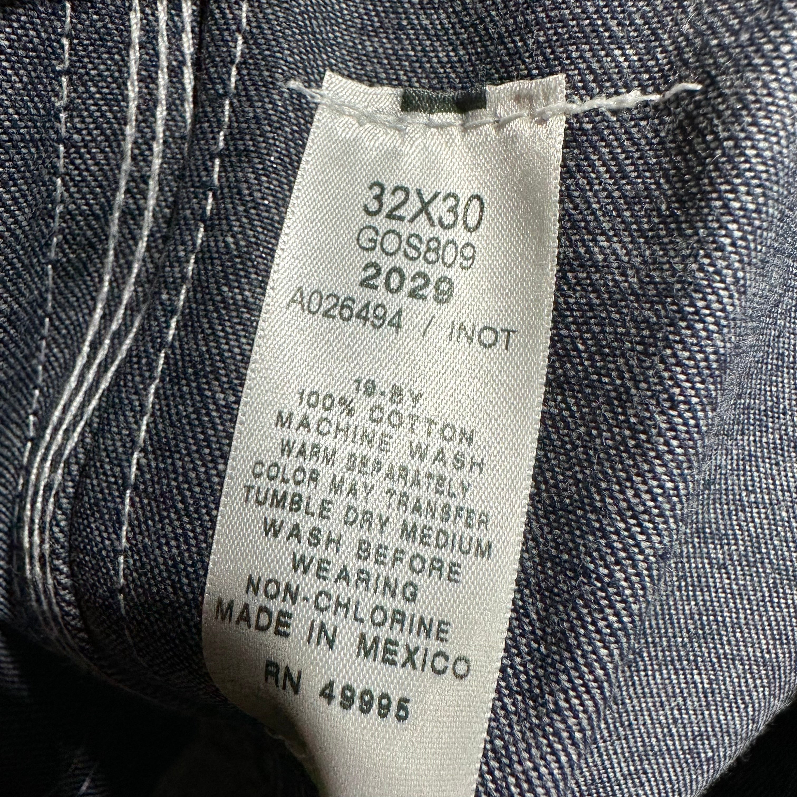 Aramark Mens 32x30 Reflective Jean Bib Overalls