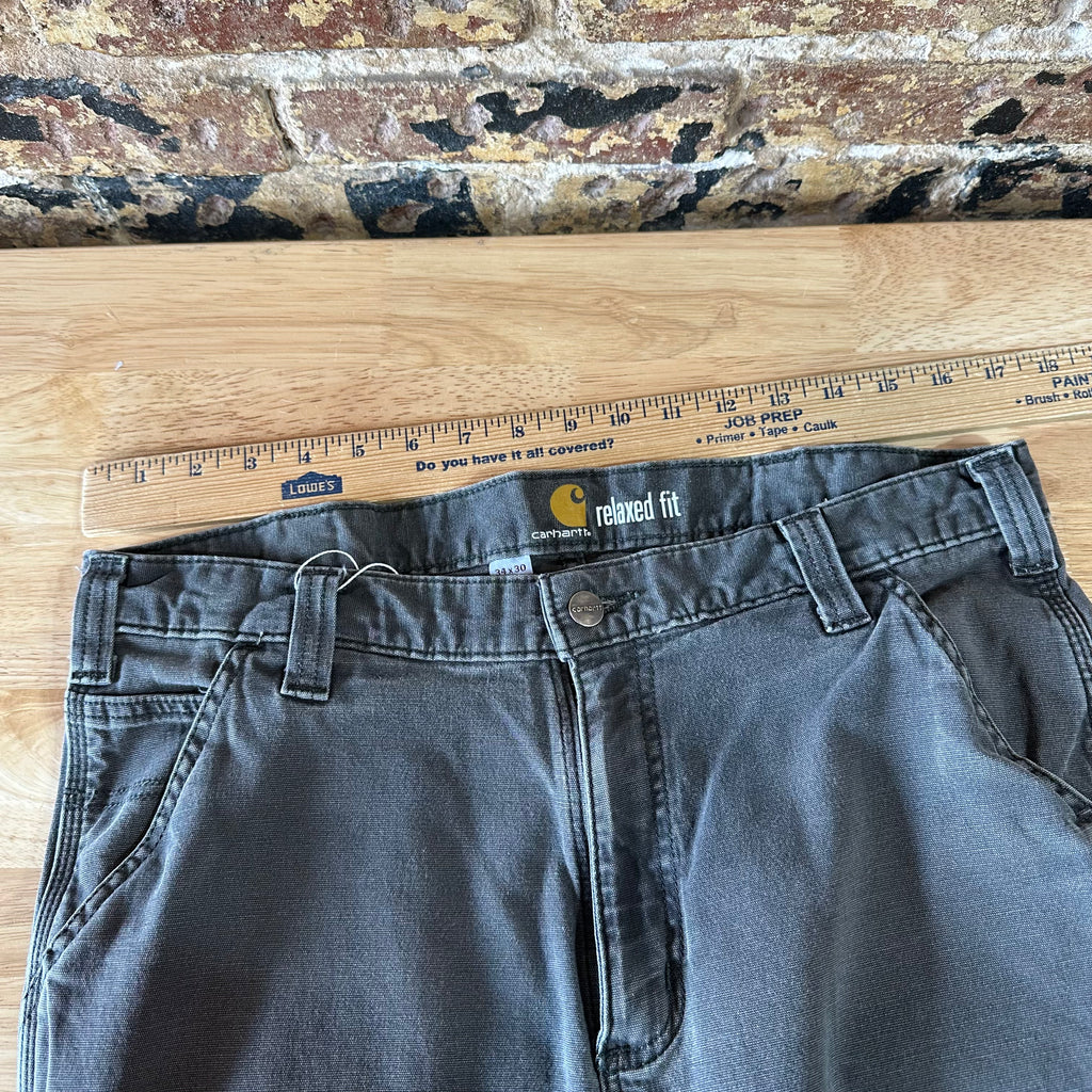 Carhartt Mens 34x30 Gray Pants
