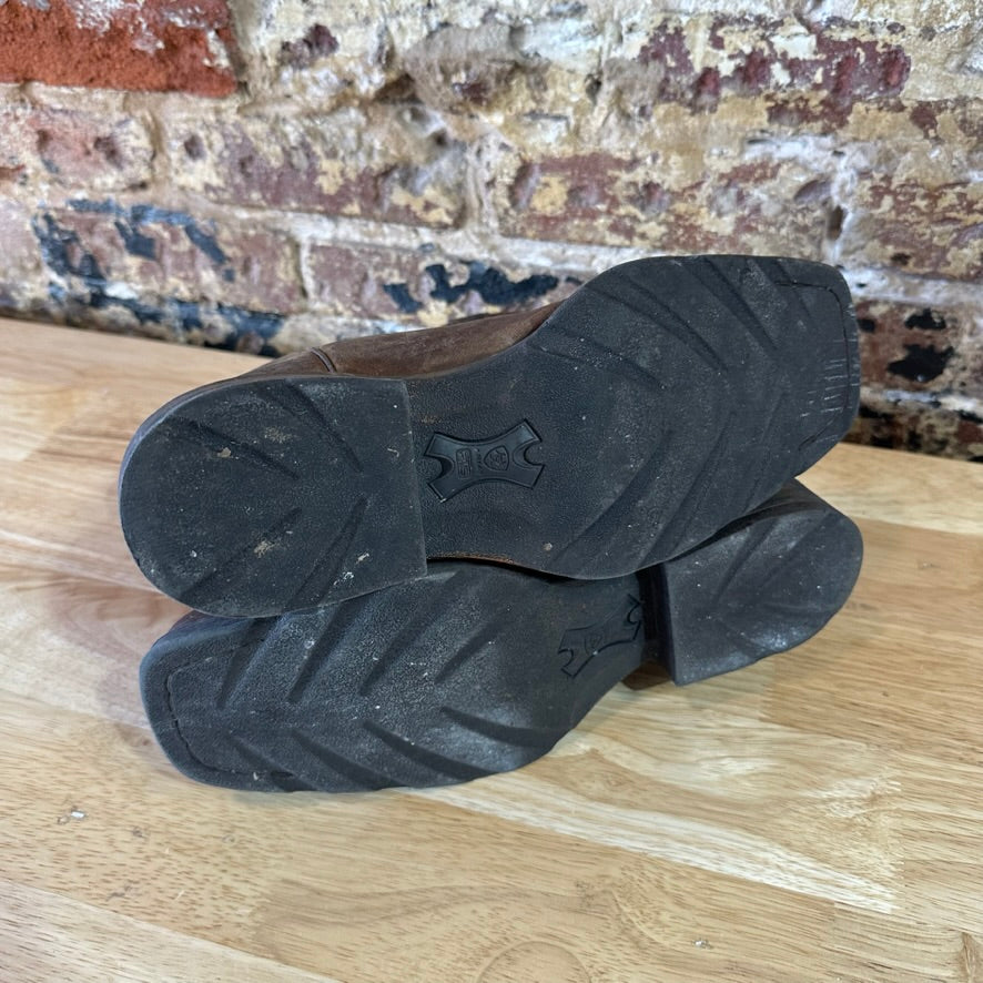 Ariat Men's Rambler Patriot Distressed Brown Flag Boots 10029692 Sz 8 D