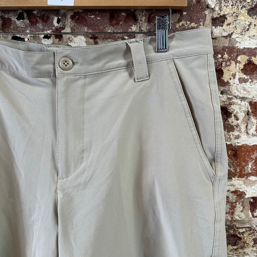 Columbia PFG Shorts Mens 34 Tan Fishing Outdoor Hiking 9.5" inseam