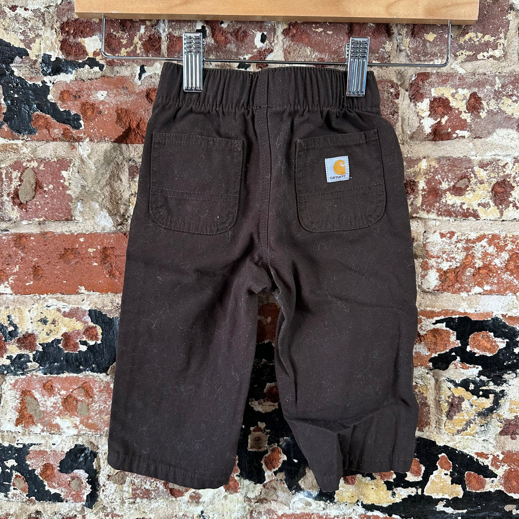 Carhartt Boys 9M Dark Brown Pants