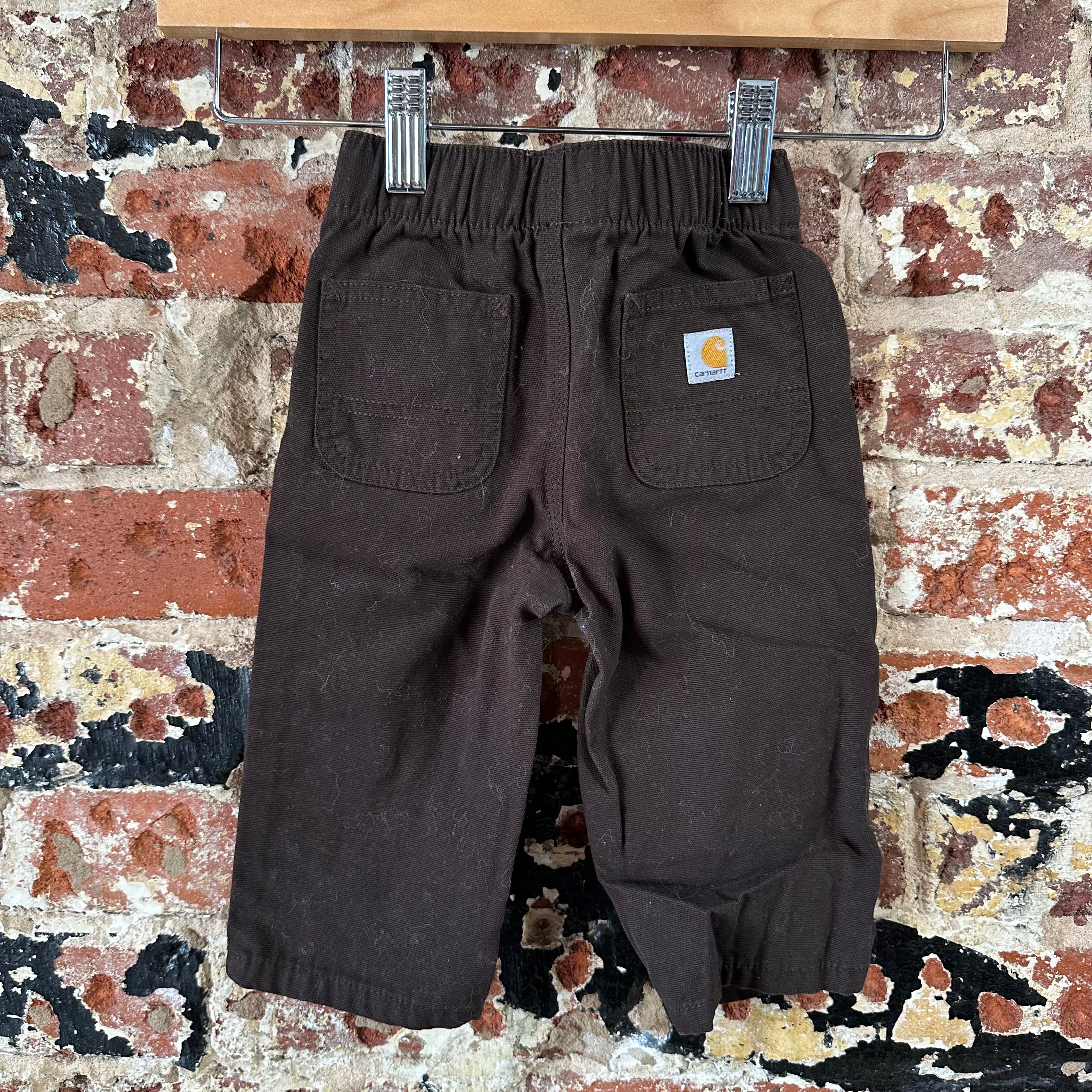 Carhartt Boys 9M Dark Brown Pants