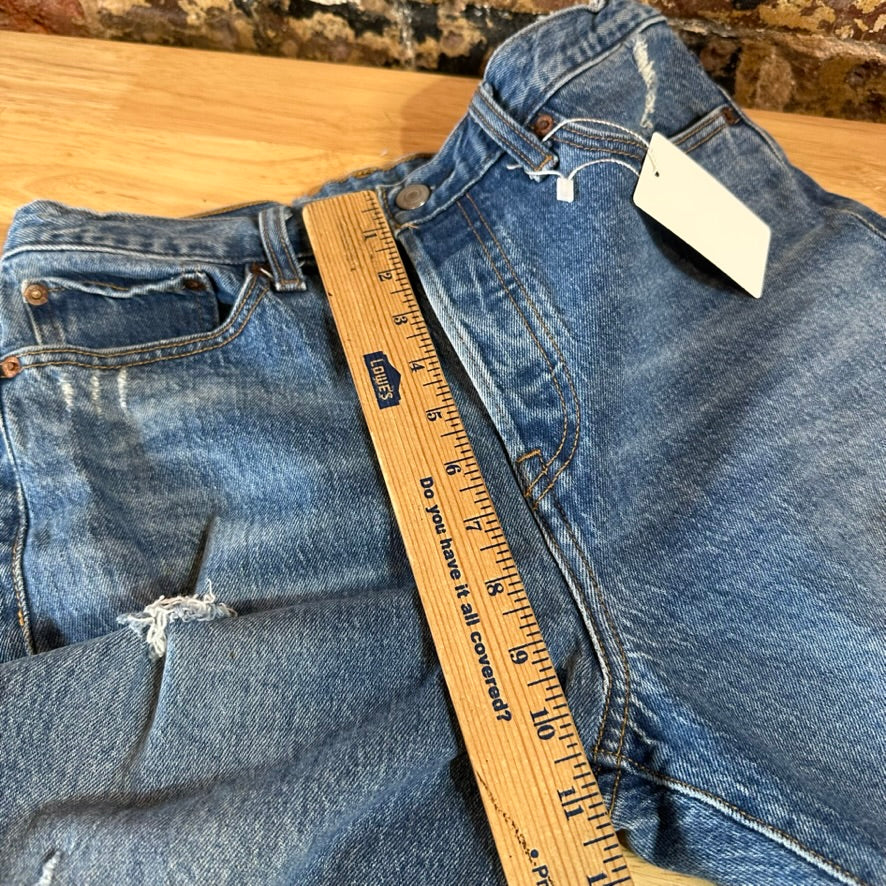 Levi's Womens 29x27 Distressed Jeans