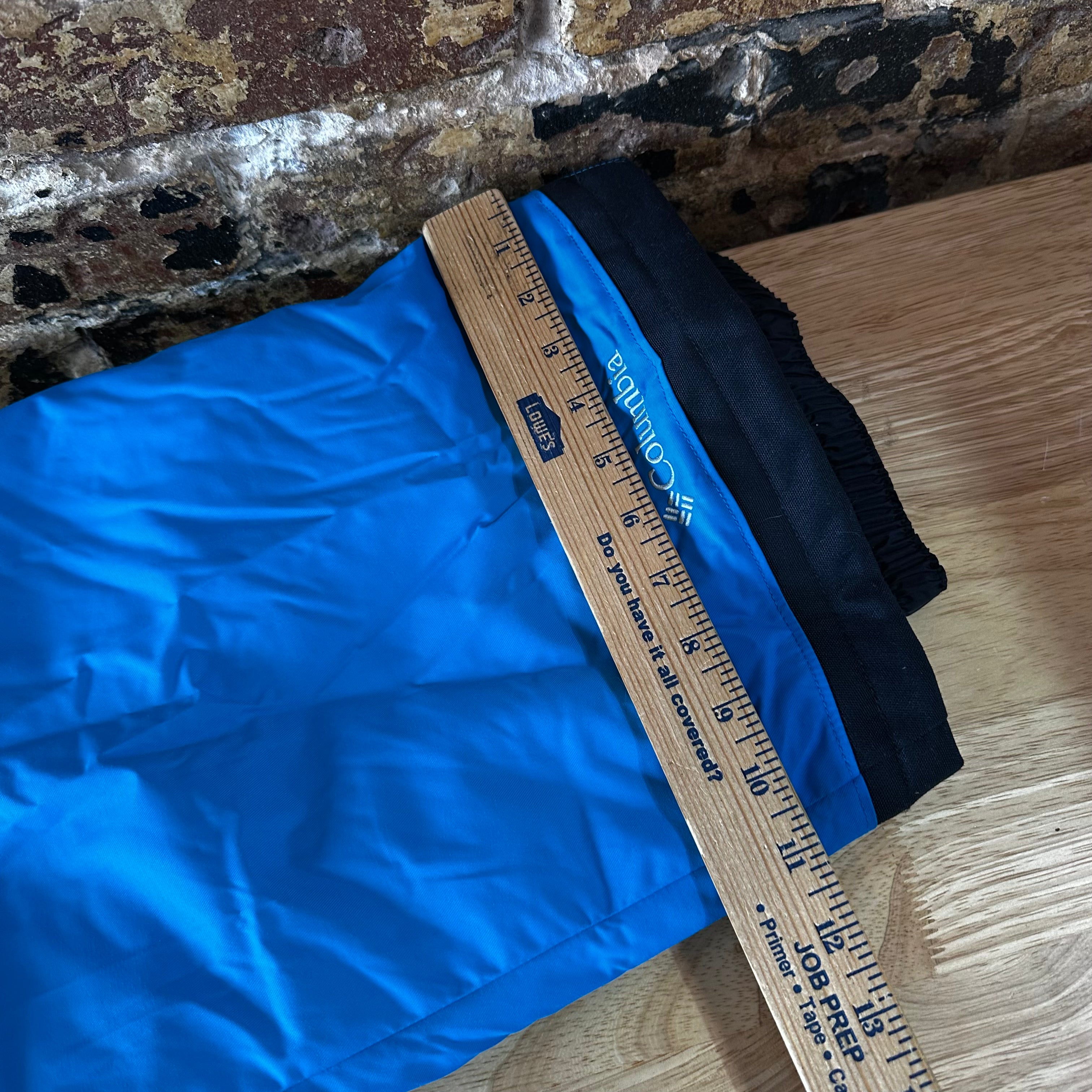 Columbia Pants Men 2XL Teal Blue Snow Ski Waterproof Omni Tech 44x33