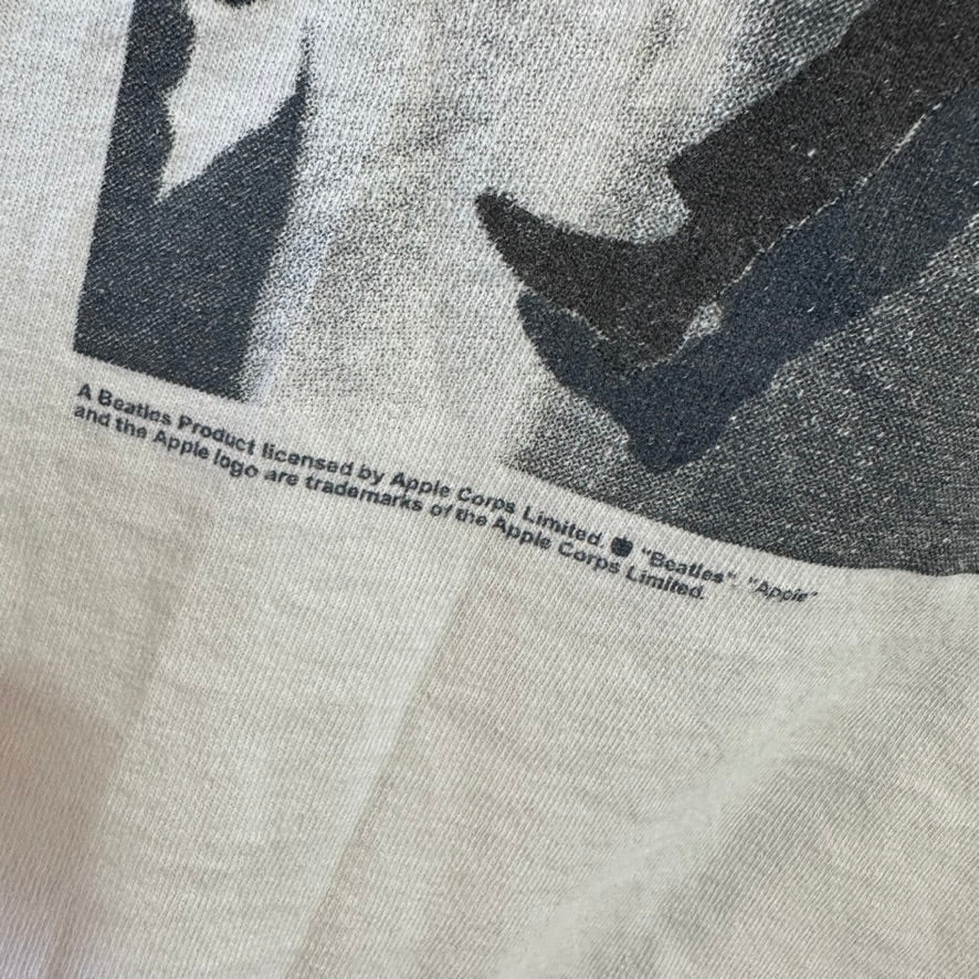 VTG Beatles Men's XL S/S White T-Shirt