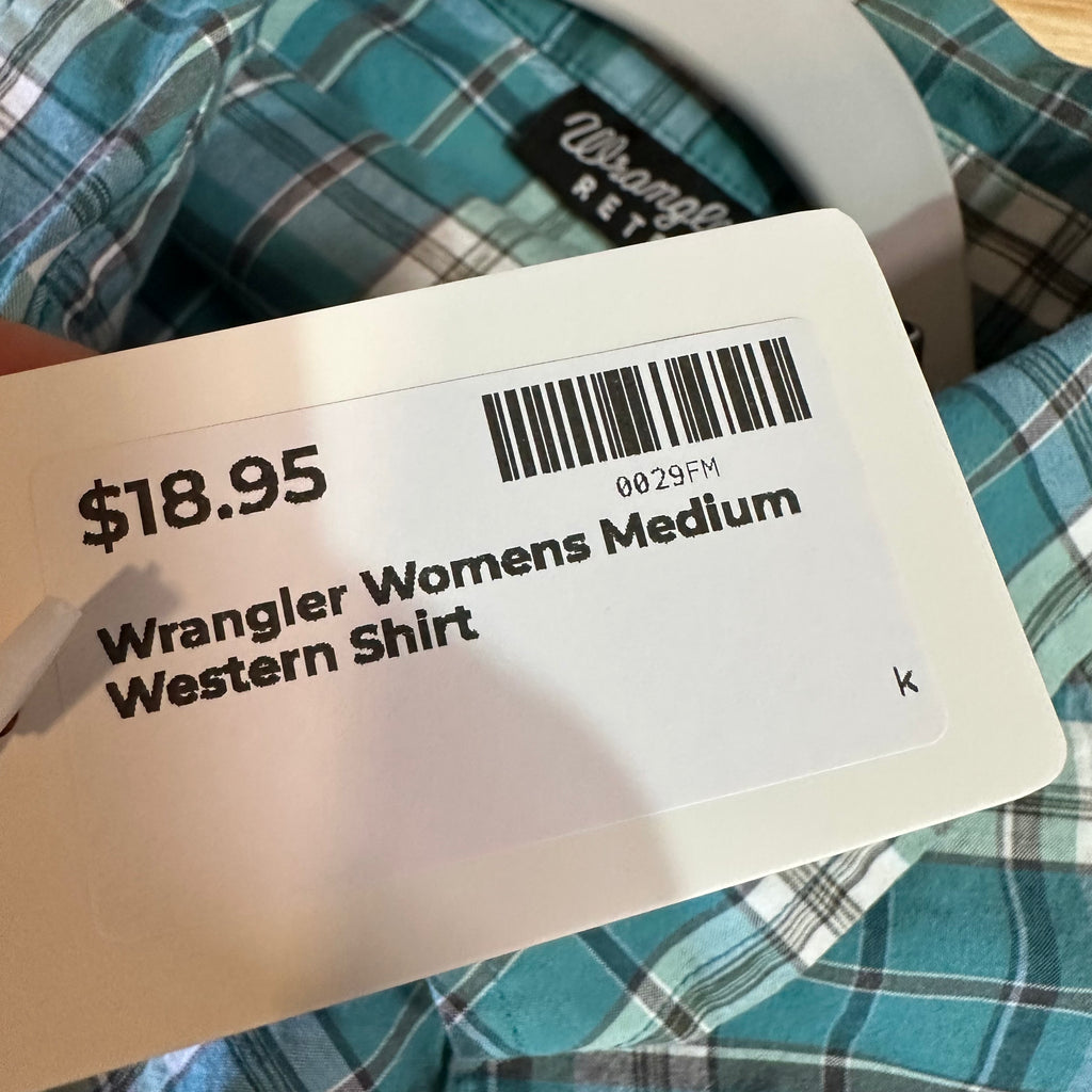 Wrangler Western Shirt Womens Medium