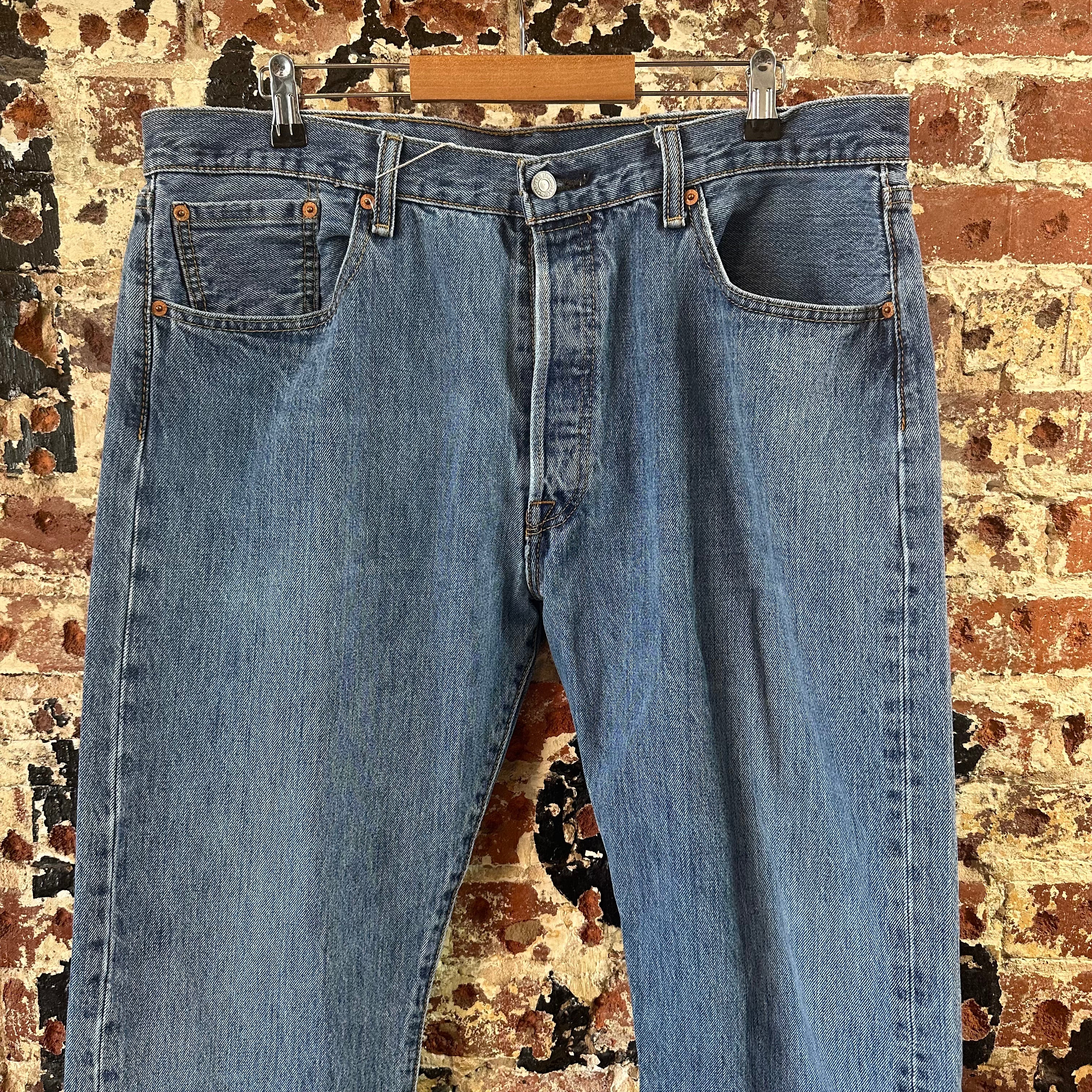 Levi's 501 Mens 38x34 Blue Jeans