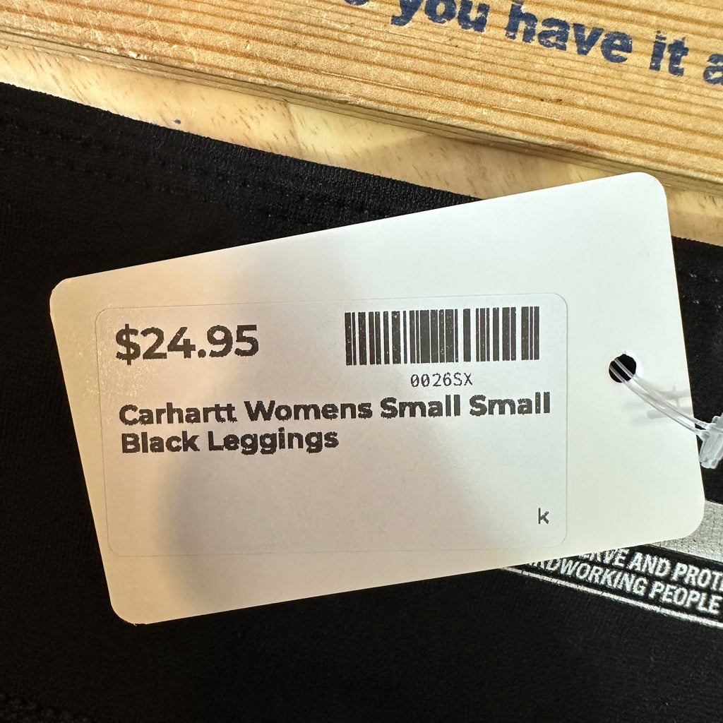 Carhartt Womens Small Black Leggings