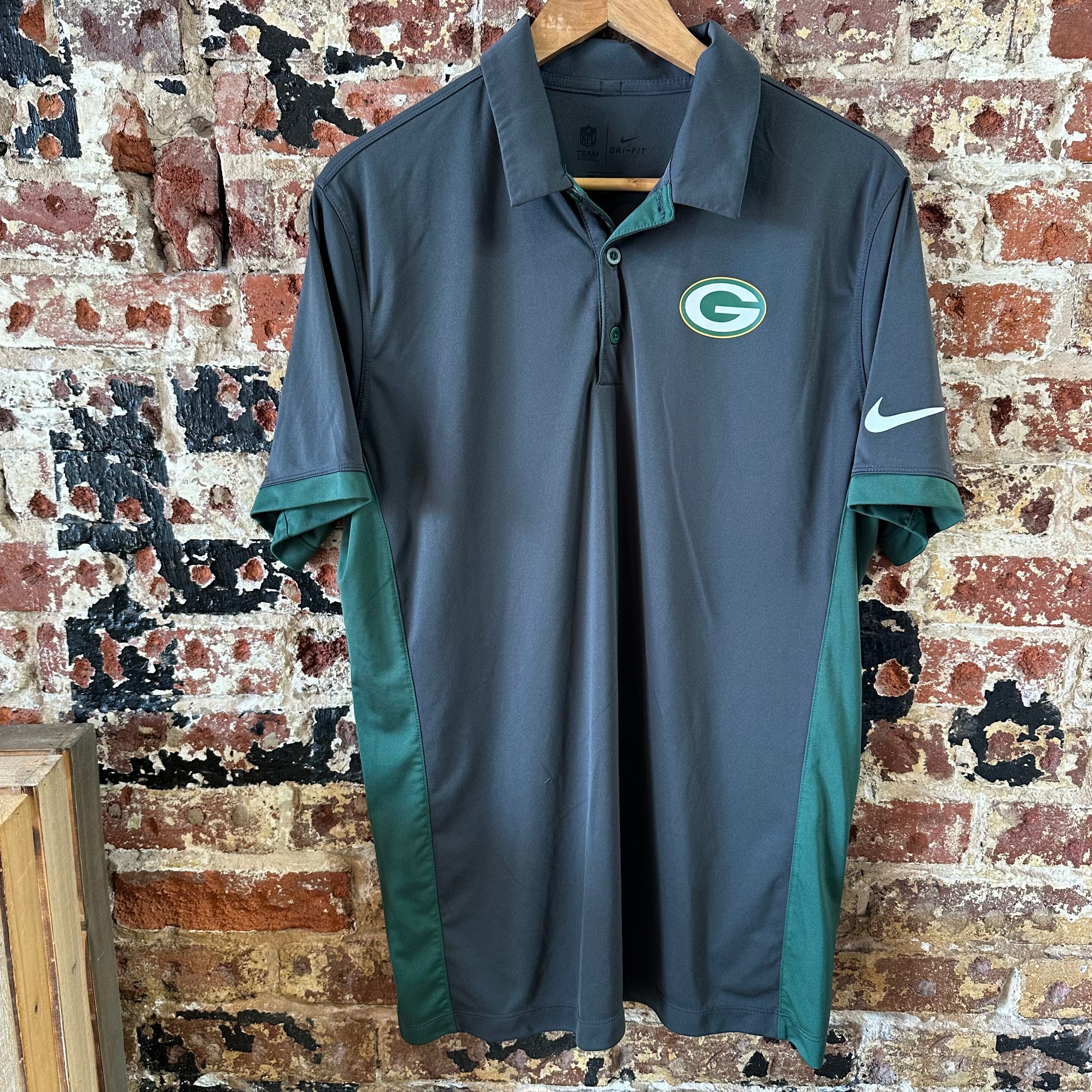Nike Green Bay Mens Medium Polo