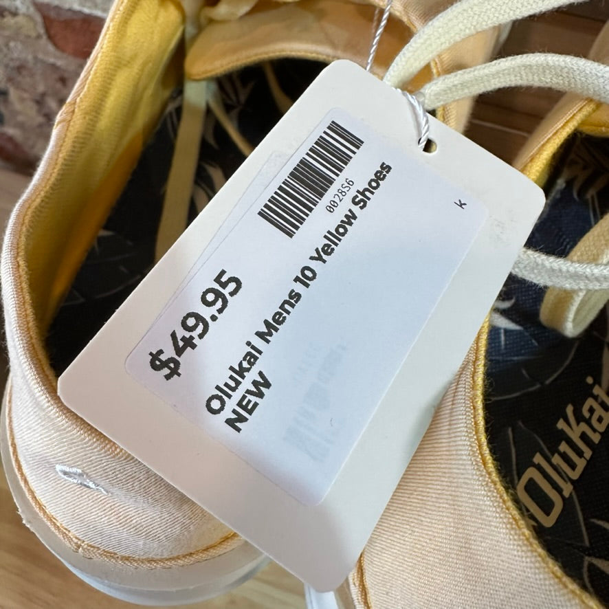 Oluaki Tradewinds Mens 10 Yellow Shoes NEW