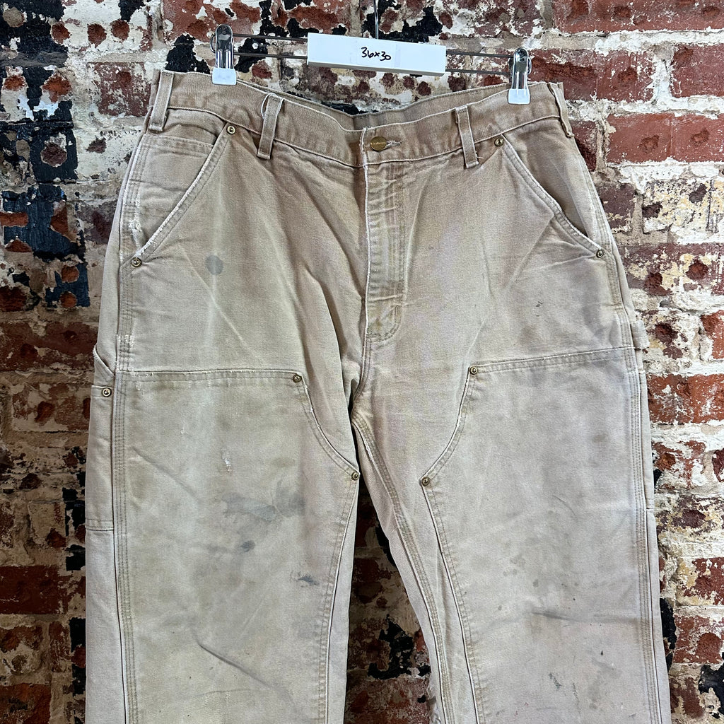 Carhartt B01 BRN Mens 36x30 Double Knee Pants