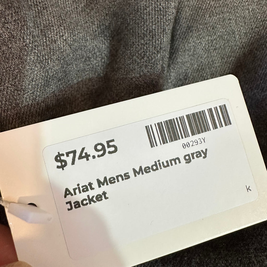 Ariat Mens Medium Gray Jacket