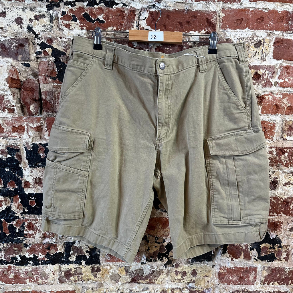 Carhartt Cargo Tan Shorts Mens 38