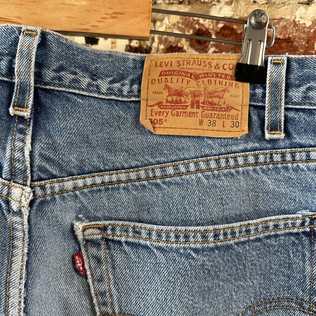 Levi's 505 Mens 38x30 Blue Jeans