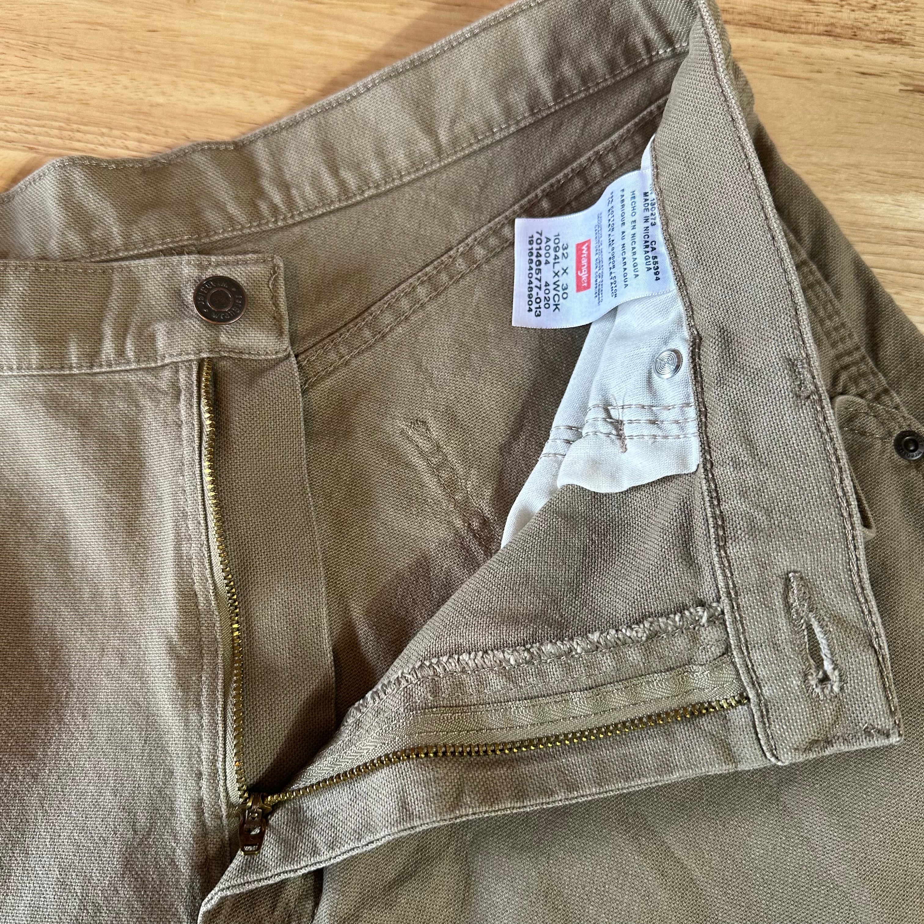 Wrangler Mens 32x30 Tan Jeans