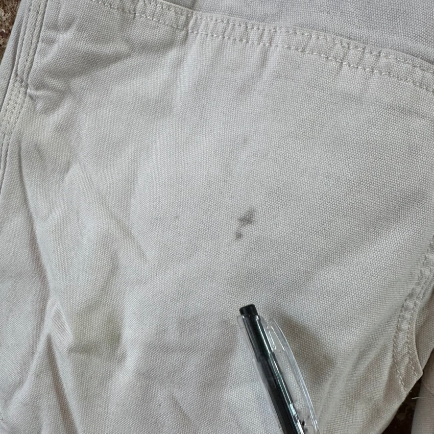 Carhartt Men’s Double Knee Workwear Pants 30x30 White Cream