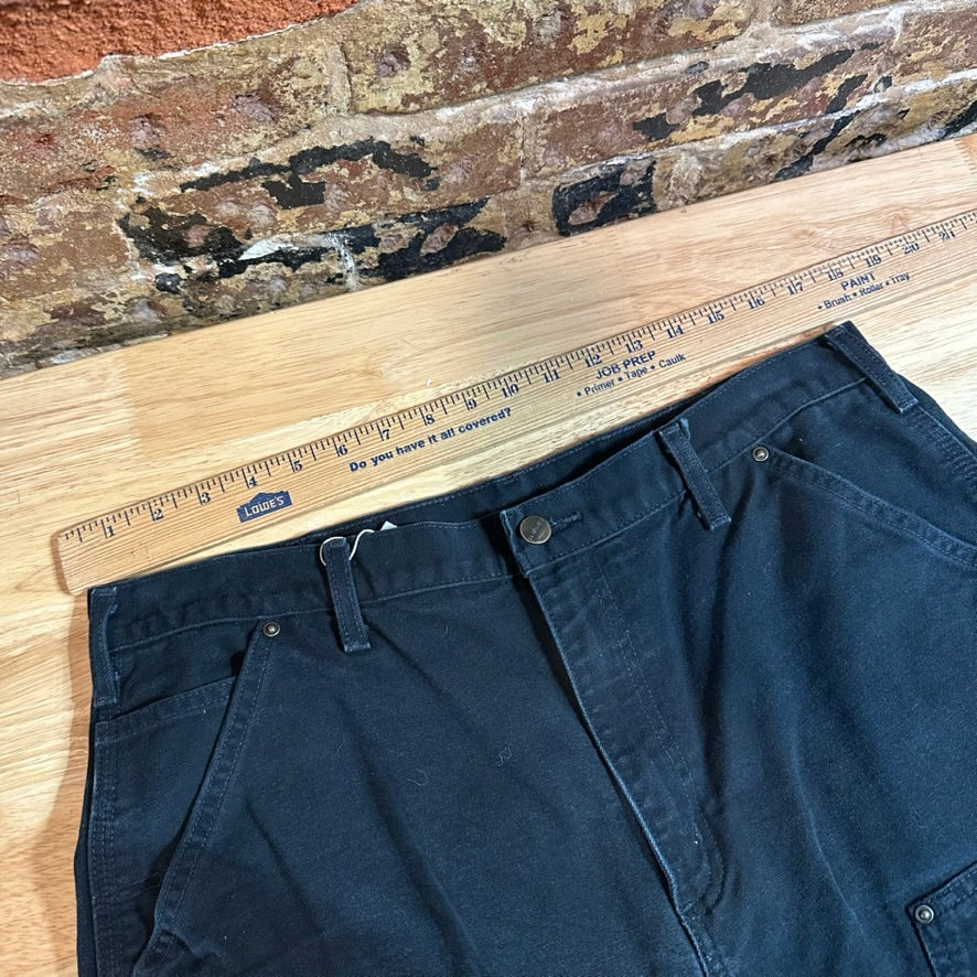 Carhartt B136 BLK Mens 35x30 Double Knee Pants