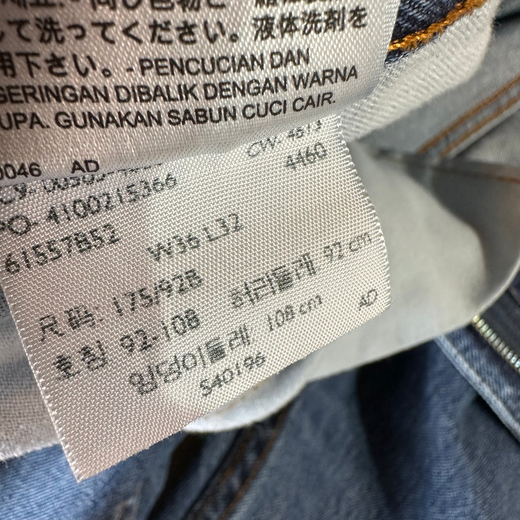 Levi's 505 Mens 36x32 Blue Jeans