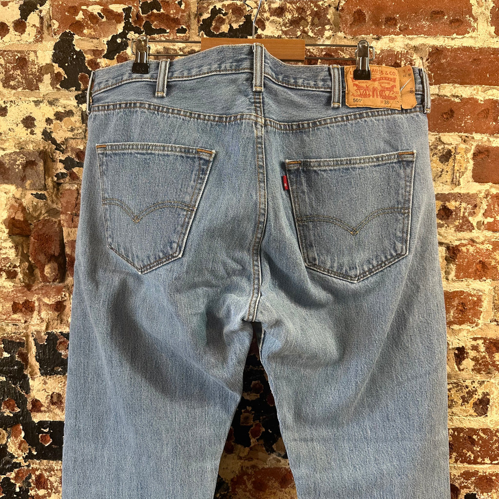 Levi's 501 Mens 38x32 Blue Jeans