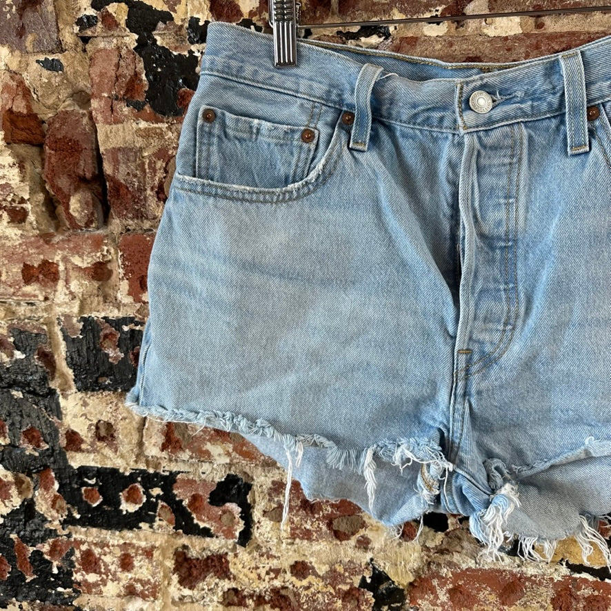 Levi's Cut Off Denim Jean Shorts Womens 31
