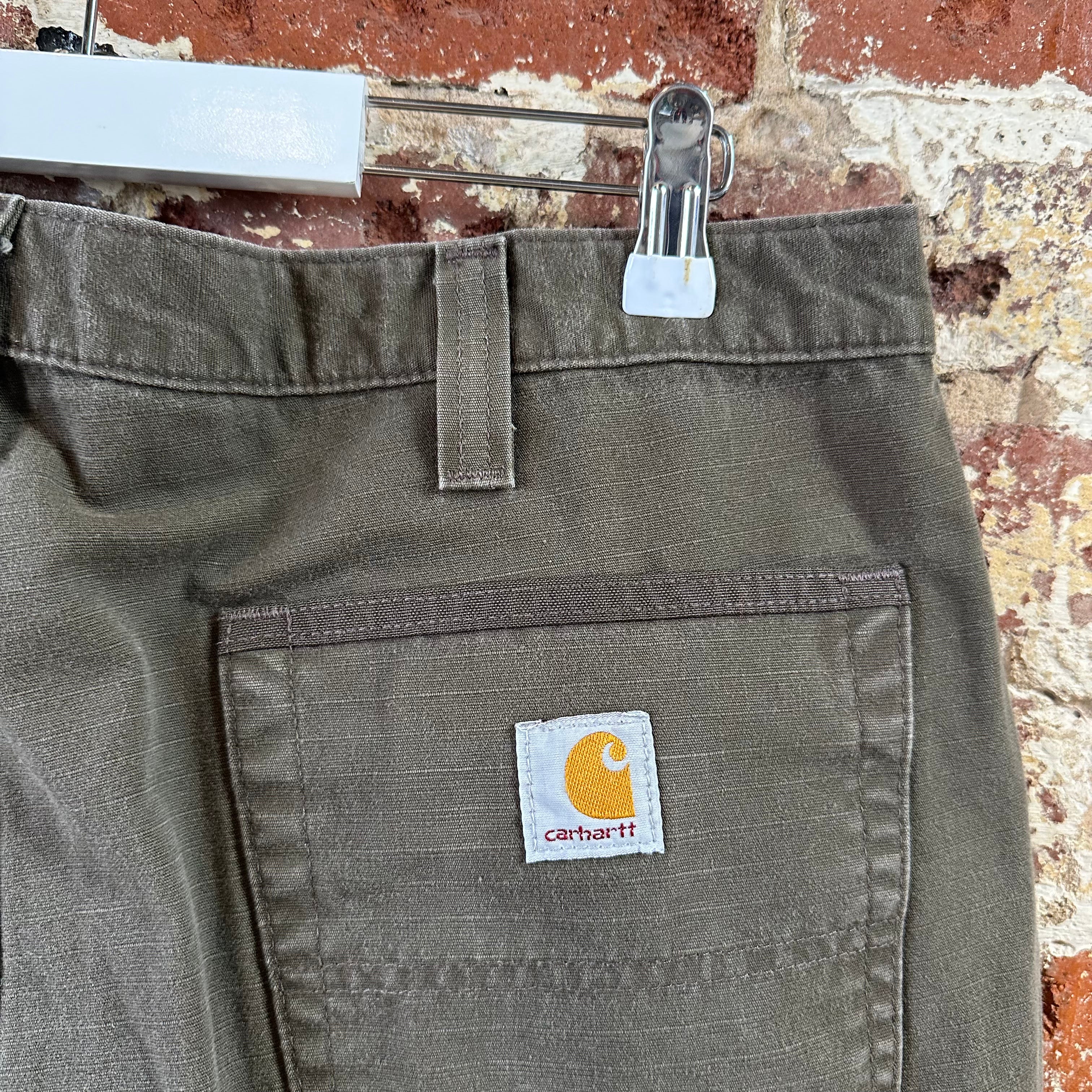 Carhartt Cargo Brown Shorts Mens 38