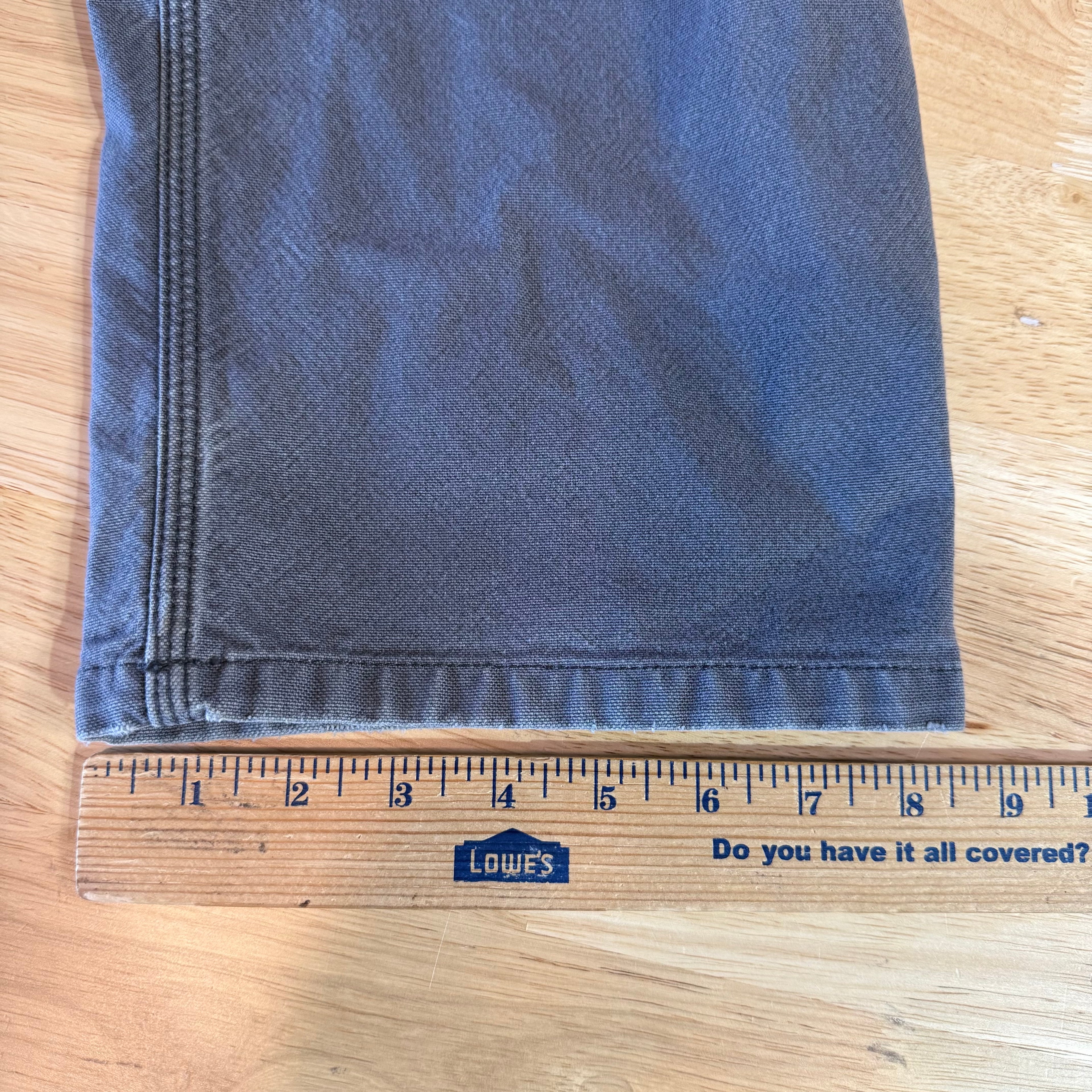 Carhartt Double Knee Gray Pants Mens 36x34