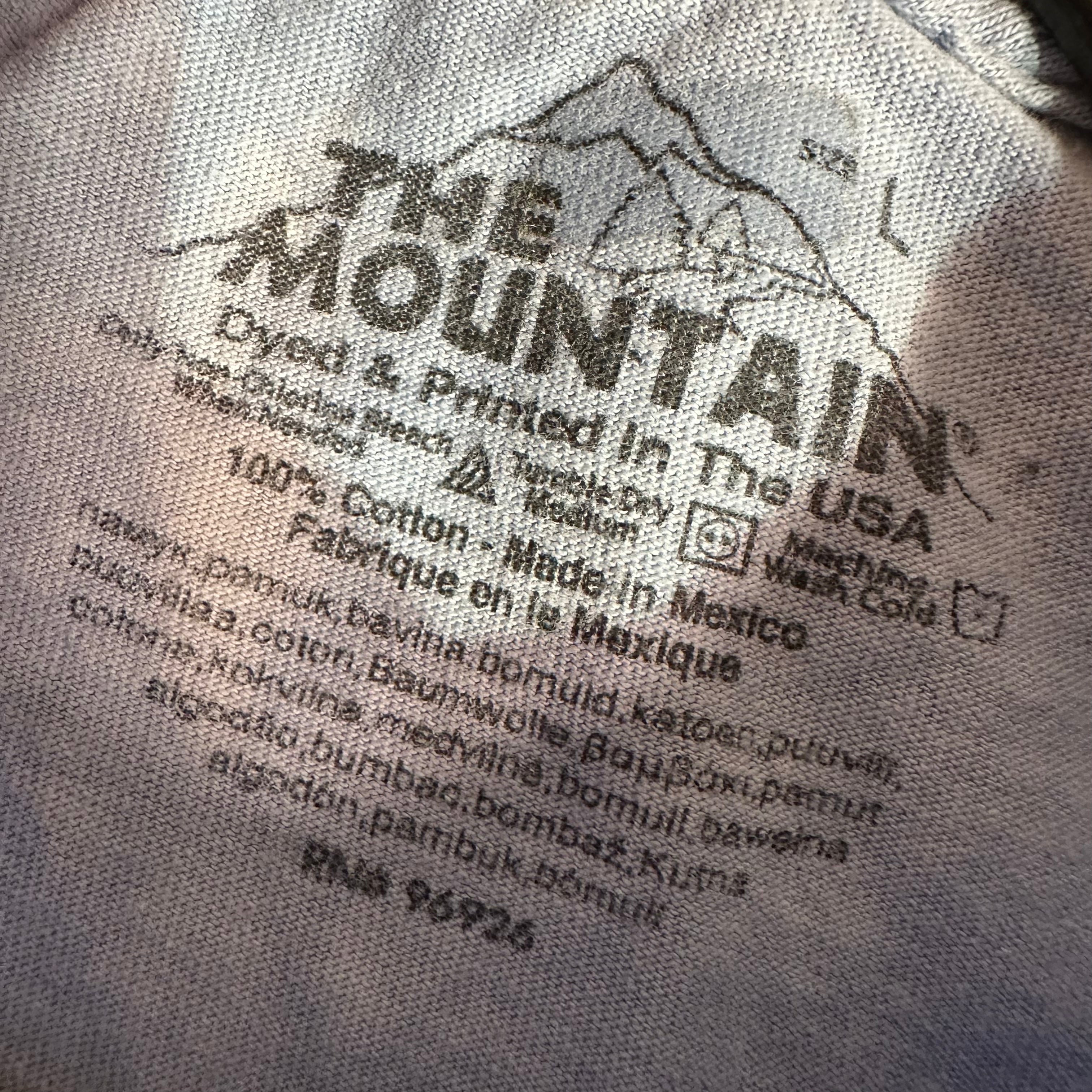 VTG The Mountain T- Shirt Mens XL Blue Eagle Flag Tie Dye 2006 Ted Blaylock
