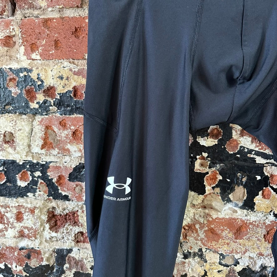 Under Armour Mens Large Black Pants Base Layer Compression