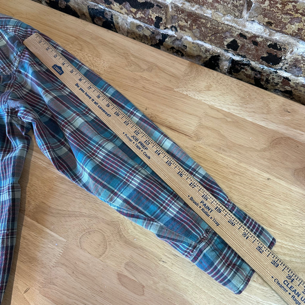 VTG Outlaw Mens XL L/S Western Flannel Shirt