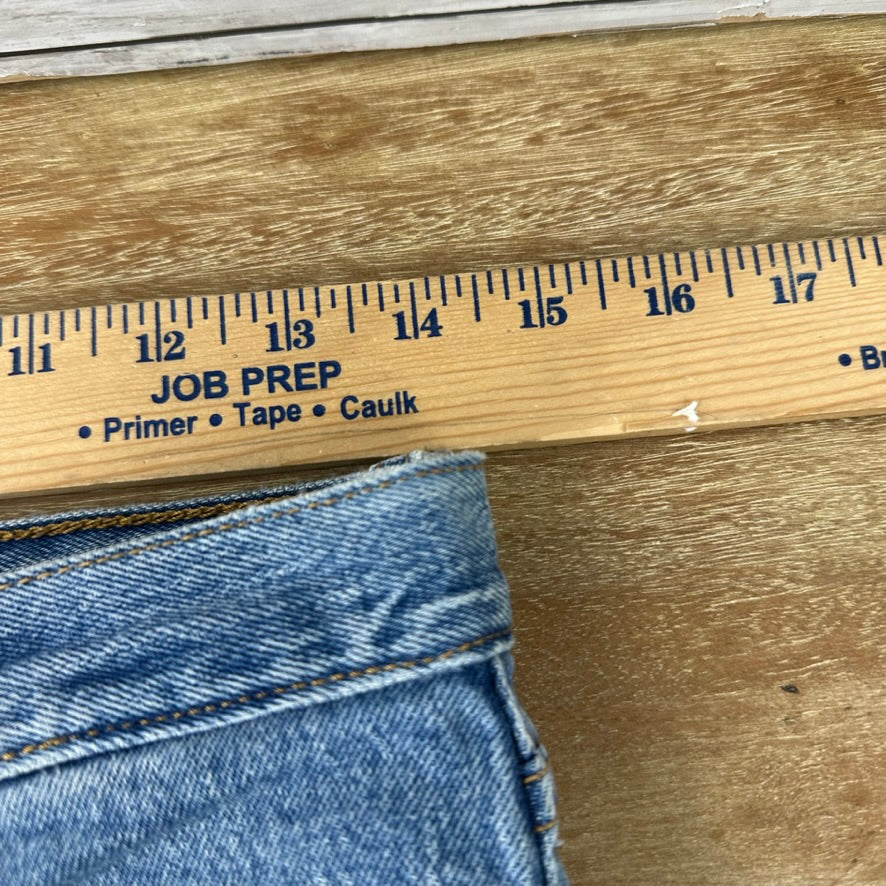 Levi's Cut Off Denim Blue Jean Shorts Womens 28 Distressed - 28x6"