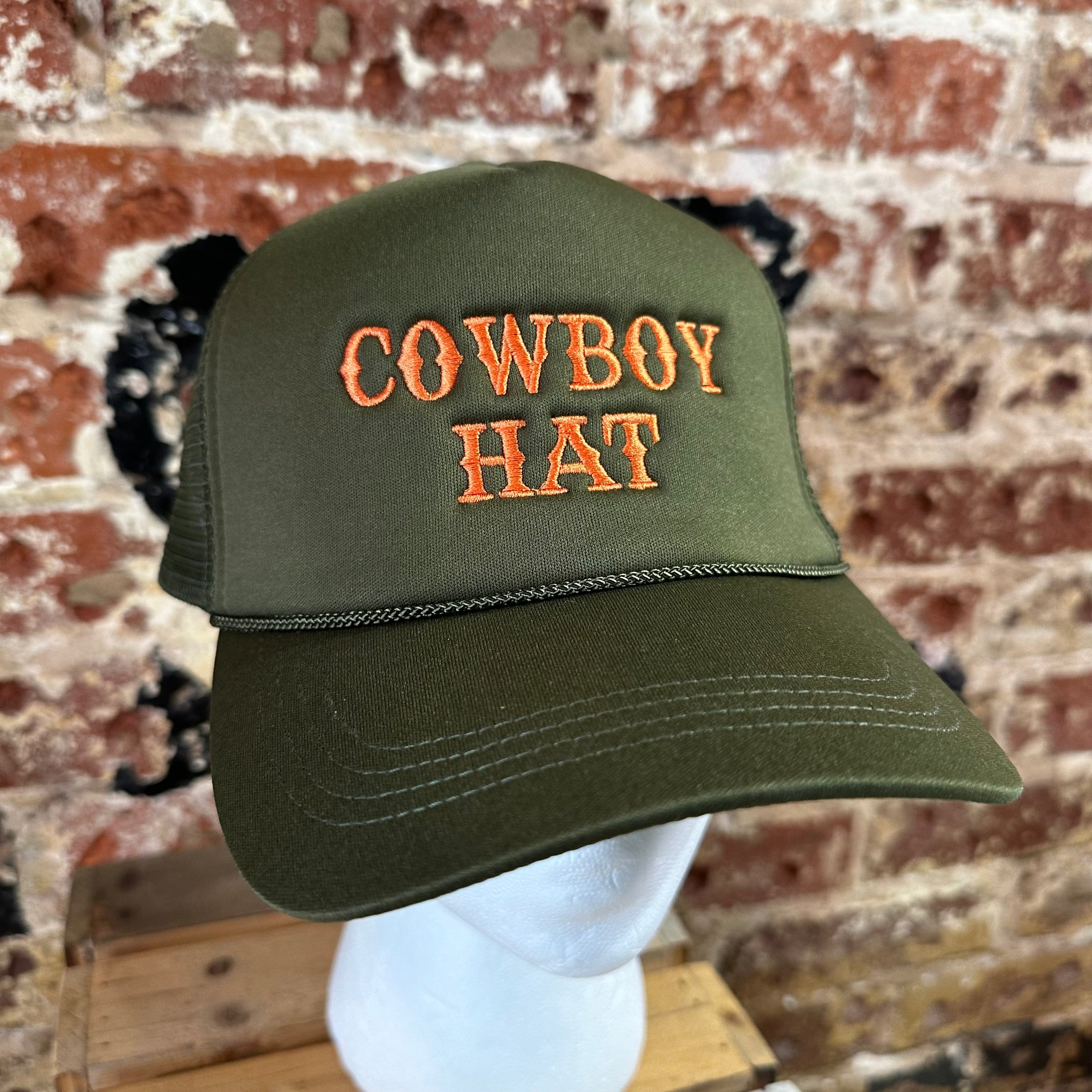 "Cowboy Hat" Green Hat NEW