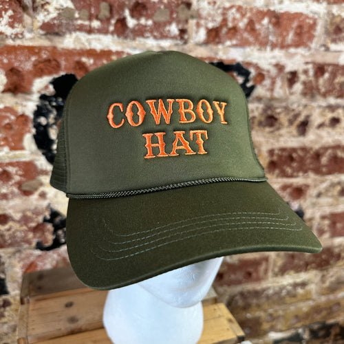 "Cowboy Hat" Green Hat NEW