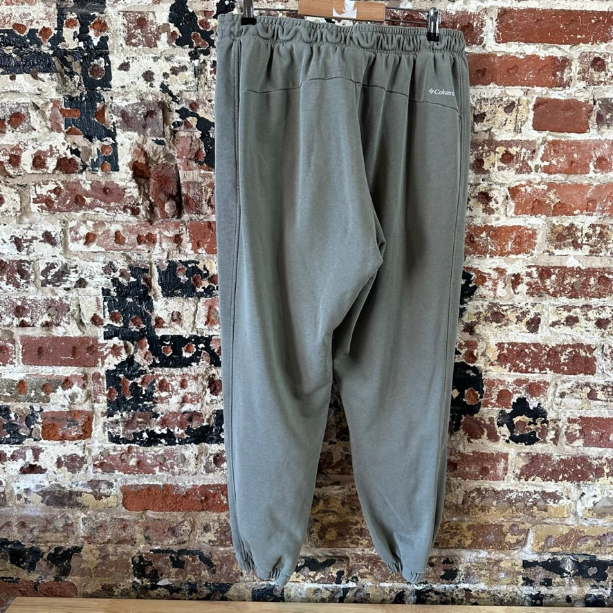 Columbia Sweat Pants Casual Lounge Women's 1X Green Sweatpants 32x27