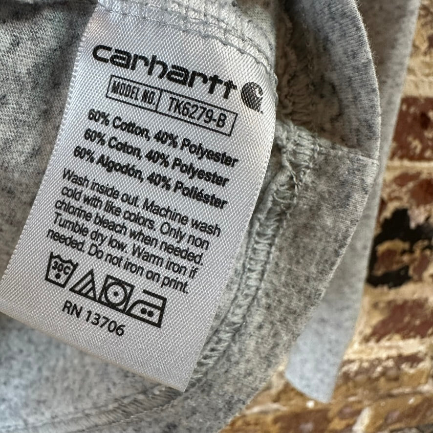 Carhartt Long Sleeve Gray T-Shirt Boys Medium