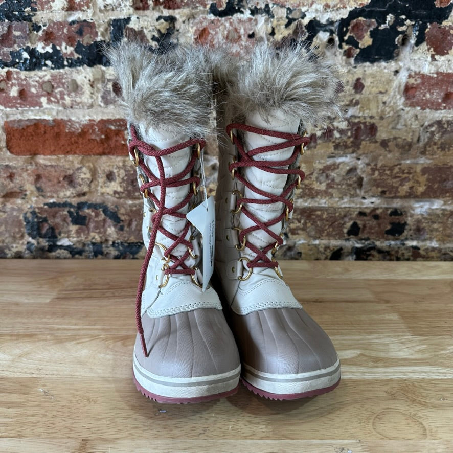 Sorel Tofino II Winter Womens Waterproof Boot Tan White Size 8