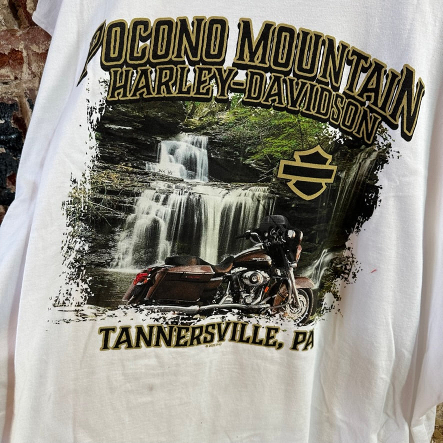 Harley Davidson Men's 5XL Sleeveless White T-Shirt NEW