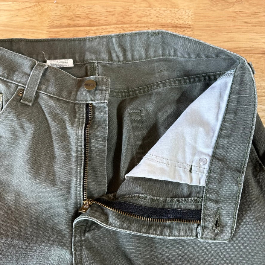 Carhartt B174 MOS Mens 34x32 Green Pants