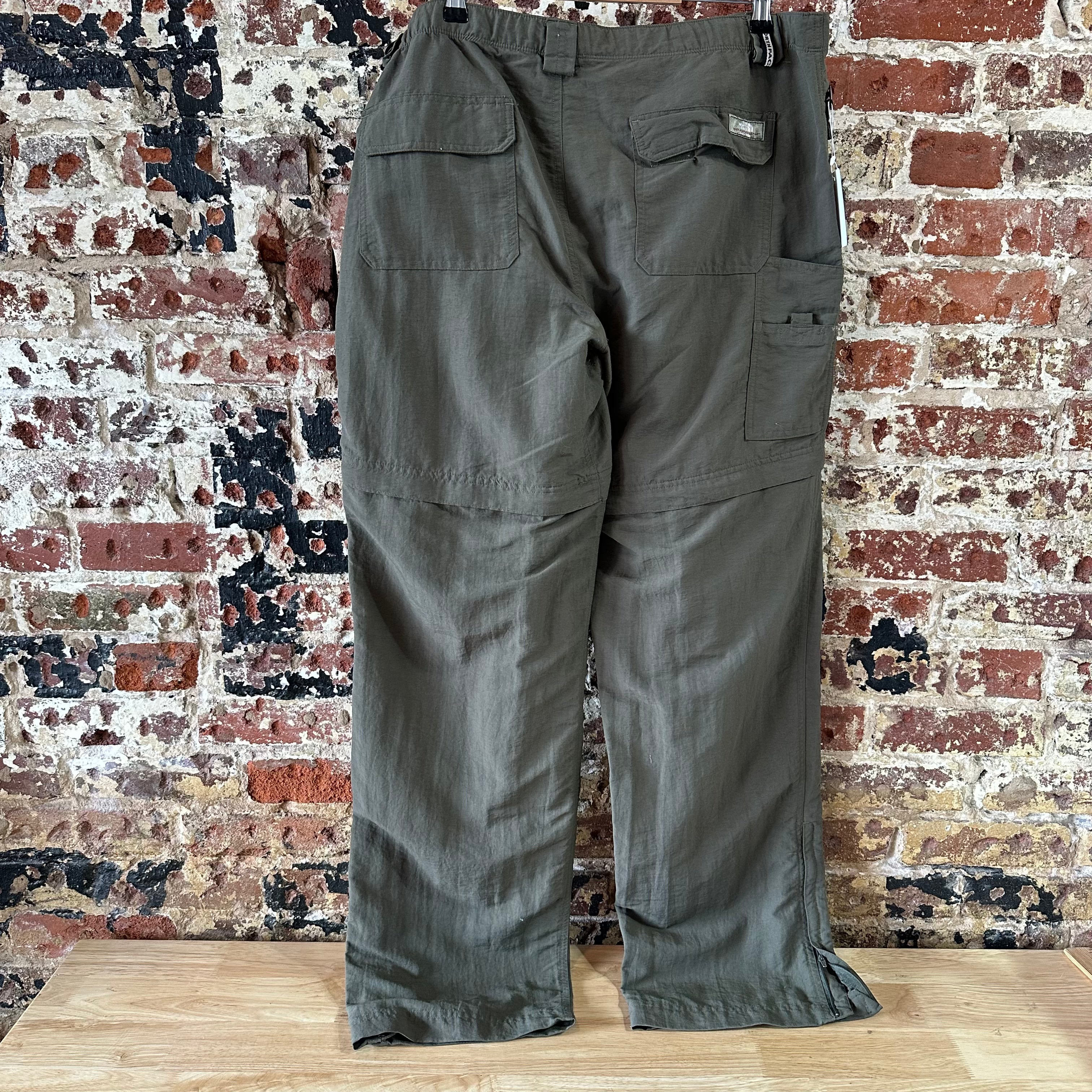 North Face Mens Large Long Green Pants