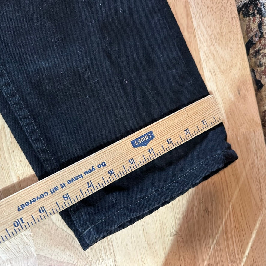 Levi's 505 Mens 36x34 Black Jeans