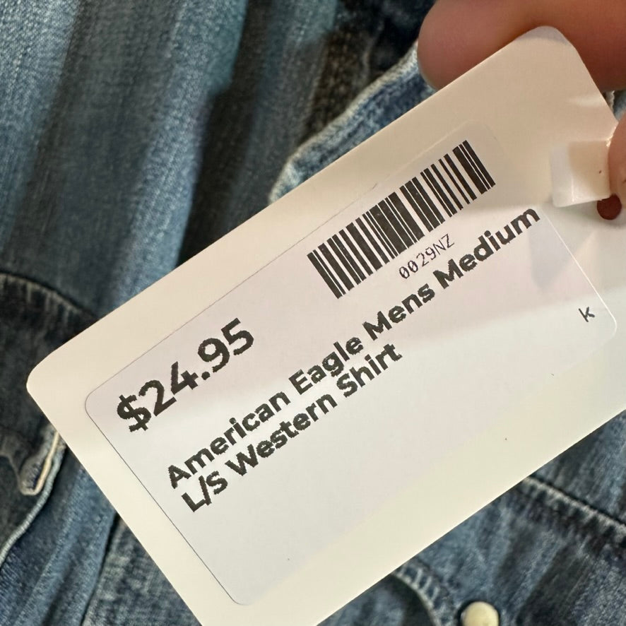 American Eagle Mens Medium Jean Shirt