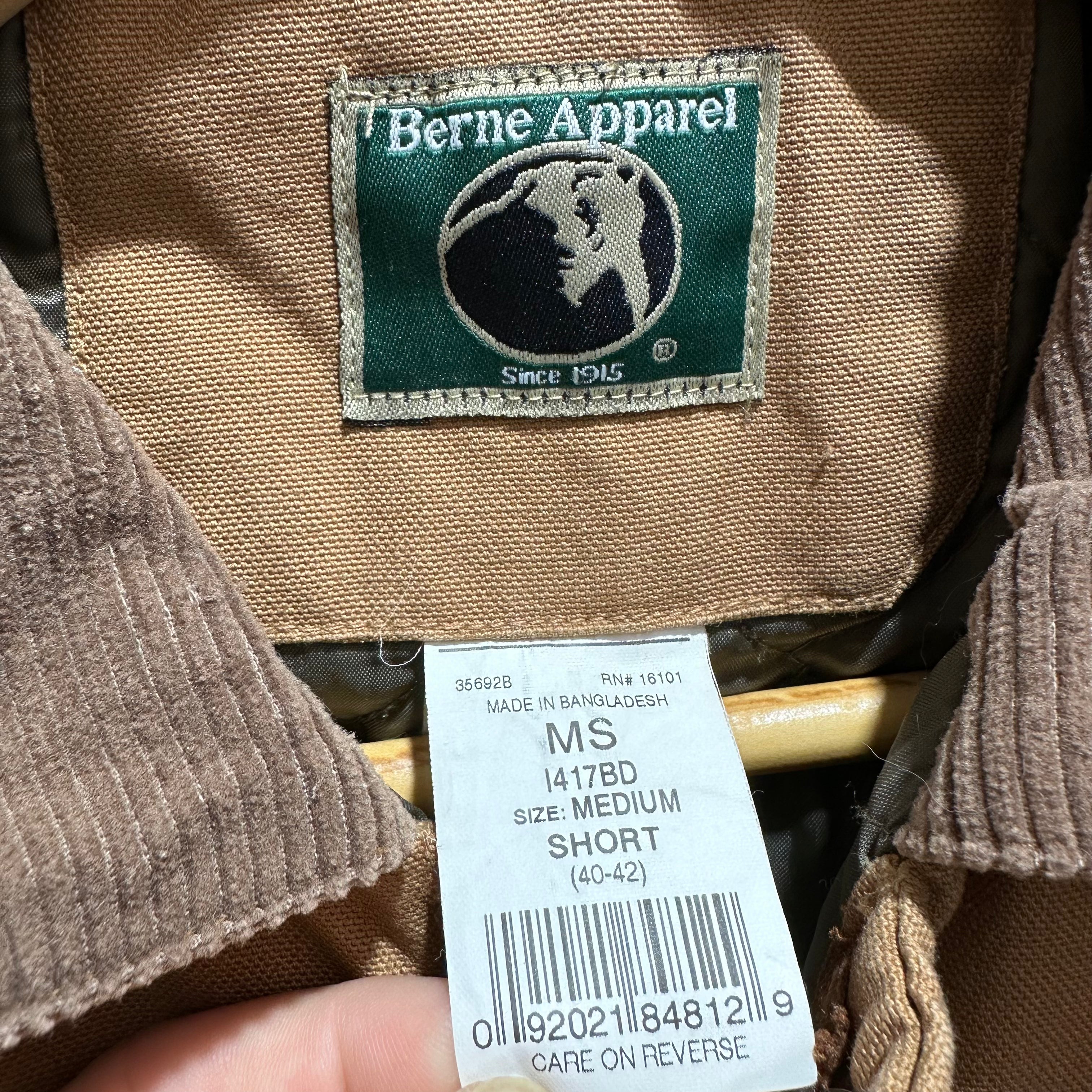 Berne Mens Medium Short Coveralls