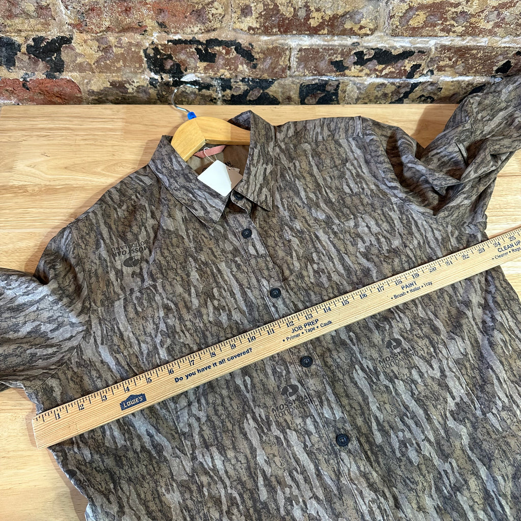 Magellan Womens 2XL L/S Camo Button Up