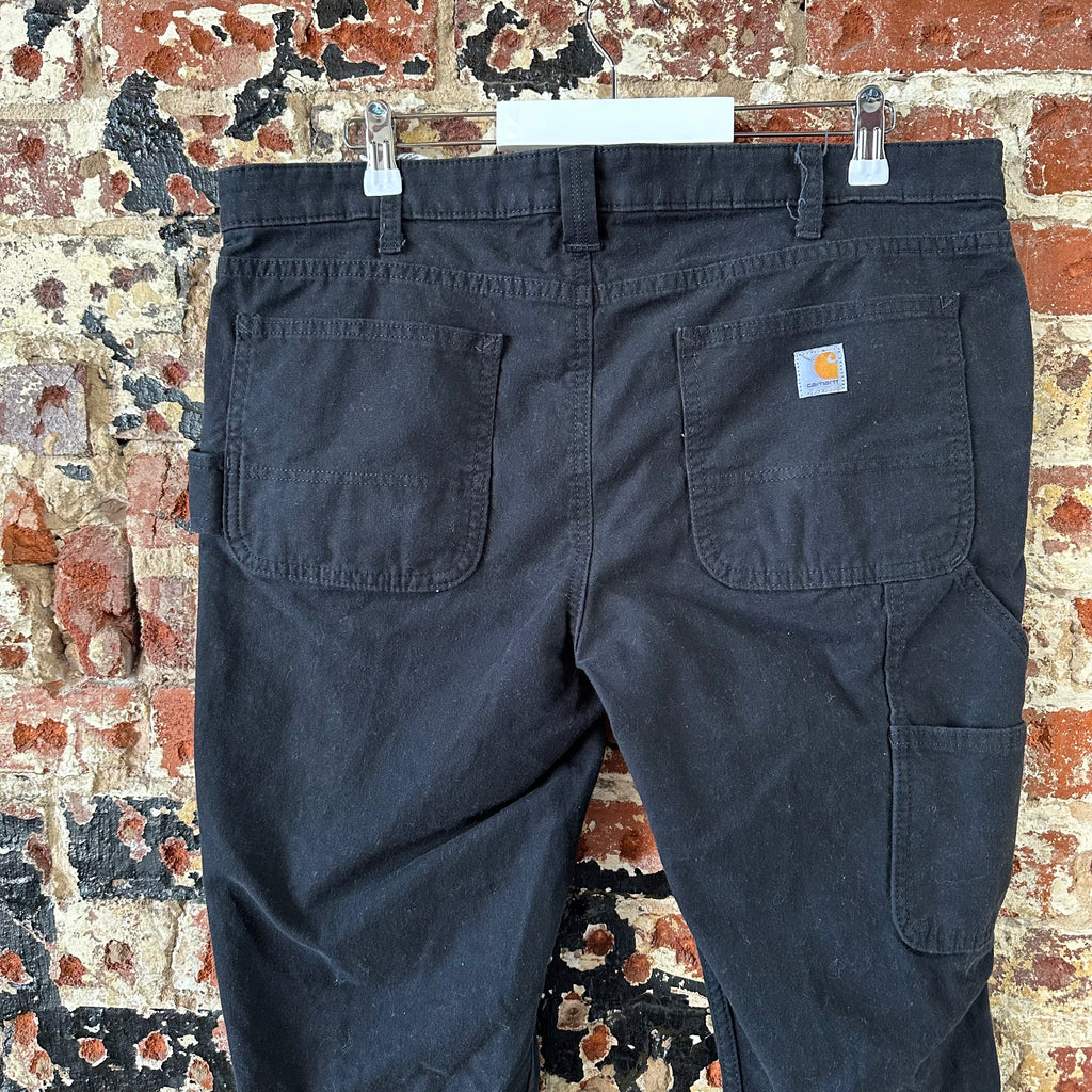 Carhartt Canvas Pants Womens Size 16 Slim Fit (37x29) Black Work BLK